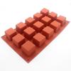15 Cavity Cube Square Shape Silicone Mold for Cake Decorating Tools DIY Dessert Cake Moulds for Kitchen Baking Tool