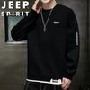 JEEP SPIRIT Мужской повседневный пуловер с круглым вырезом и длинными рукавами