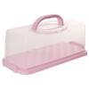 Bakery Boxes Plastic Loaf Cakes Storage Container Bread Rectangular Keeper Pp Carrier