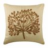 Pillow Cover, Gold Pillow Cover Handmade Gold Pillow Shams, Beaded Tree Pillow Shams, Pillow Sham, Square Silk Shams - The Gold Tree
