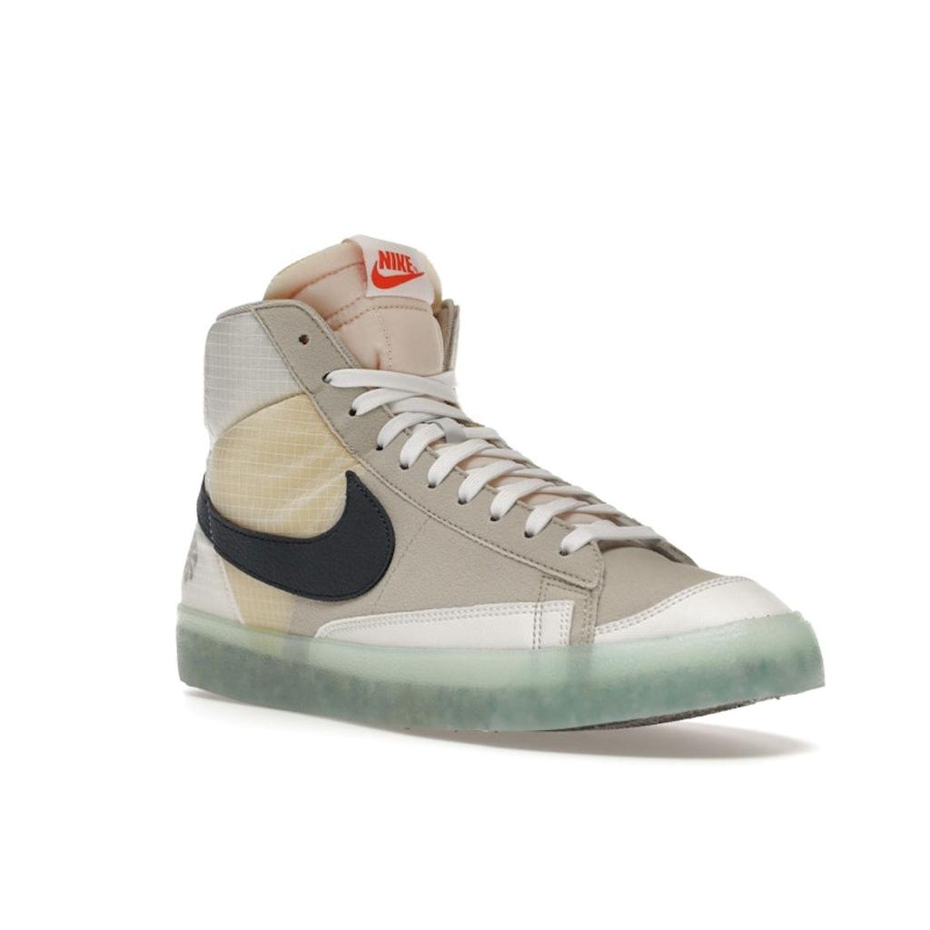 Nike Кроссовки Blazer Mid '77 Move To Zero Мужские Кремовый Синий Оранжевый DH4505-200