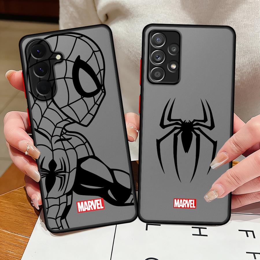 Чехол для Samsung Galaxy A73 A33 A34 A36 A17 A52 A52S A72 A53 A16 A15 A35 A14 A23 A54 A56 A55 Чехол для телефона Marvel Sipiderman
