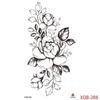1PCS Waterproof Tattoos Temporary Tattoo Sticker Flowers Rose Body Tattoos for Women Art Arm Hand Tattoos Wolf Tiger Lion Painting Tatoos