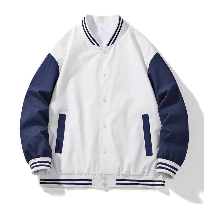 Бейсбольная майка мужская, высококачественная, модная, мужская куртка весна-осень, молодежная, хип-хоп, воротник-стойка, одежда для пар, контрастное пальто