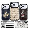 Colorful Musical Notes Phone Case Cover for IPhone 11 12 13 14 15 16e 17 Pro Max Coque for IPhone 17 Air