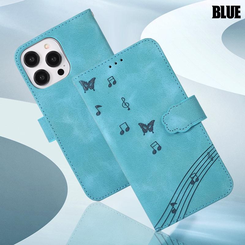 Embossing Butterfly Skin Feel Leather Wallet Case with Cartoon Bear Photo Frame for iPhone Samsung Xiaomi Huawei OPPO Stand Holder Magnetic Flip Cover