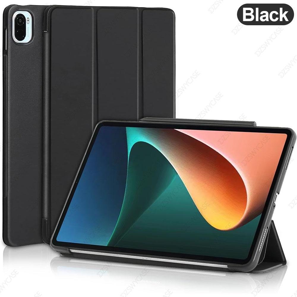 Чехол для Mi Pad 5/5 Pro 11 дюймов, Гладкая передняя крышка и мягкая задняя крышка, Автоматическое включение/выключение, Легкий чехол