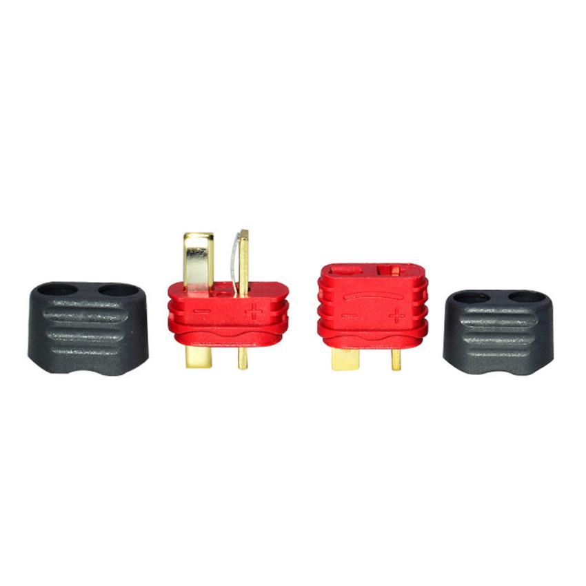 New Non-slip Amass AM-1015E AM1015E Male Female Sheath T Plug AM1015E-M/F Deans T-Plug Connector for Lipo RC