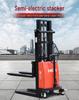 Cooperative Semi-Electric Hydraulic Pallet Stacker, 1.5-2 Ton Capacity