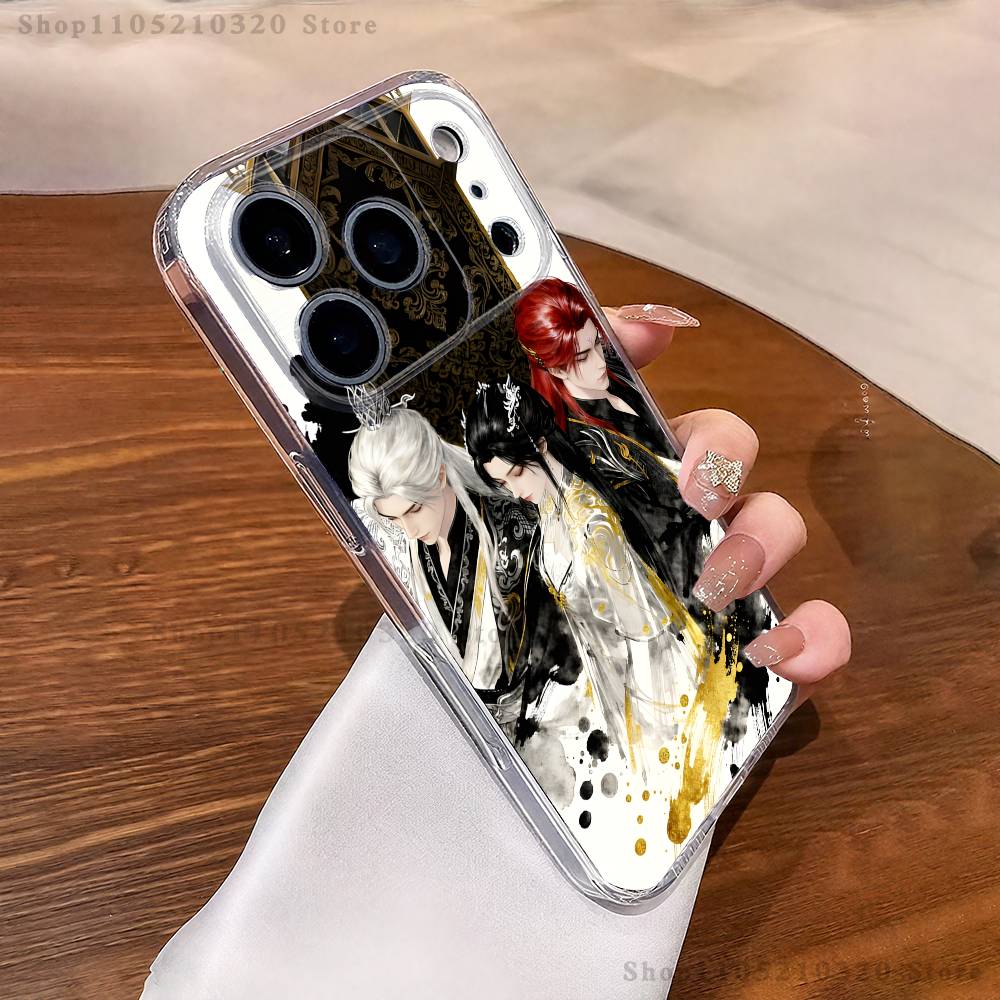 Чехол для телефона Renegade Immortal Xian Ni для iPhone 16,15,17,12,13,14,11 Max,Pro,Plus,X,XS,XR,SE4,E Mini Прозрачная крышка