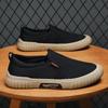 Men's Summer Breathable Slip-On Canvas Shoes - Casual & Comfortable