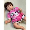 55CM Huge Size High Quality Doll Large Baby Reborn Toddler Pop Girl Doll Soft Hug Body Cute and Realistic Real Baby
