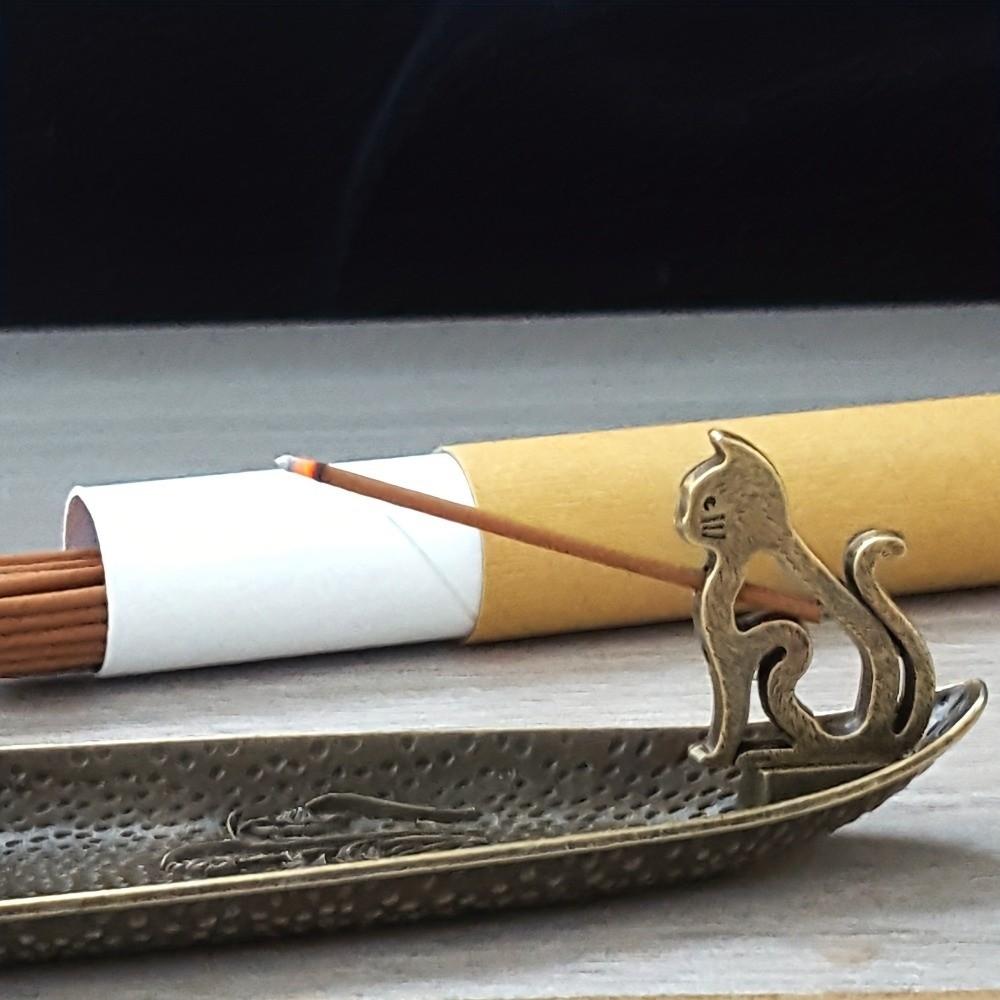 Metal Incense Burner Tray Traditional Incense Censer Cat Whispers Incense Tray Gathering Occasion
