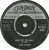 7-дюймовая пластинка ТОНИ ФИШЕР - К западу от стены 45HLX9564 London Records, 1962 Великобритания Поп Б/У