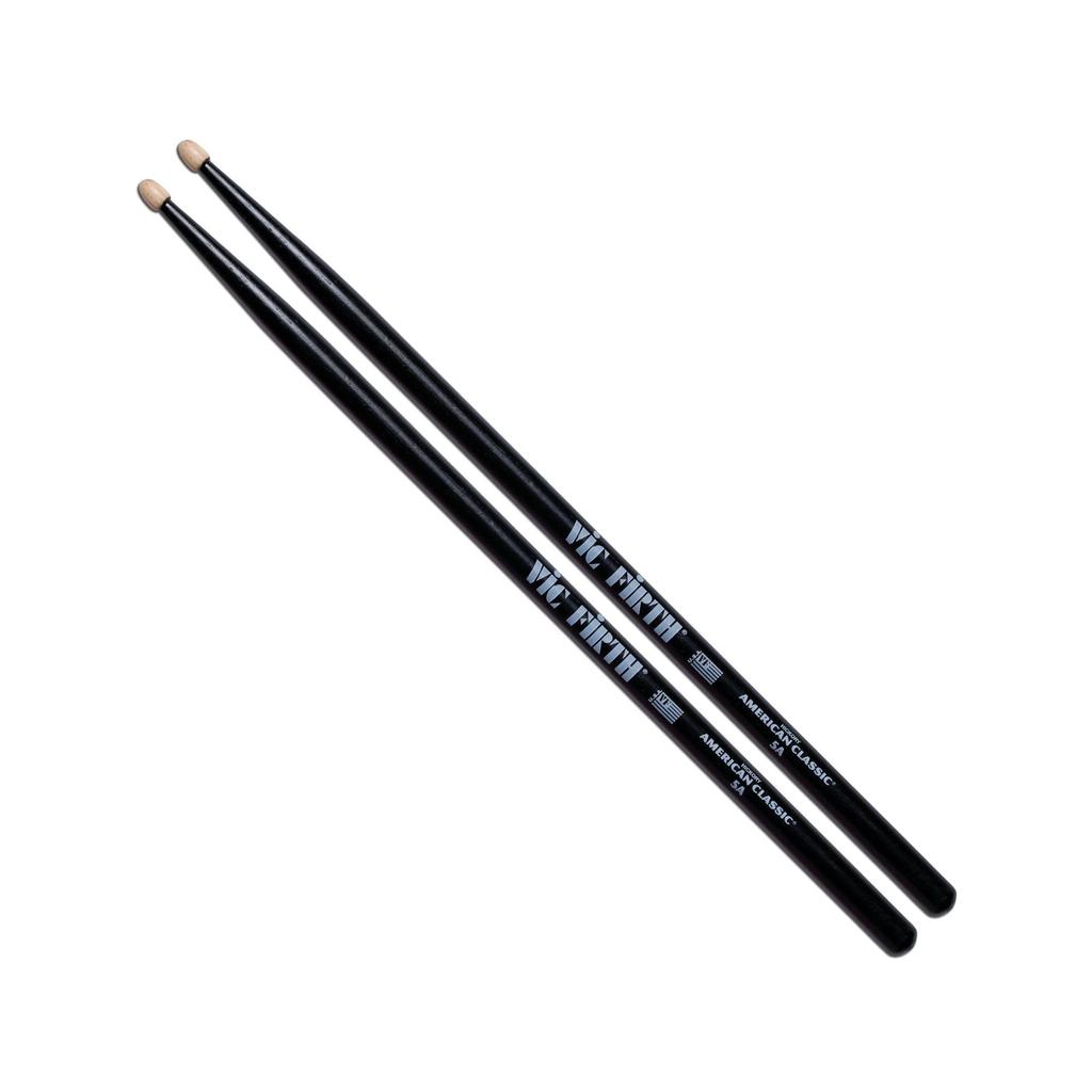 VIC FIRTH American Classic 5A Black Drumstick VIC-5AB