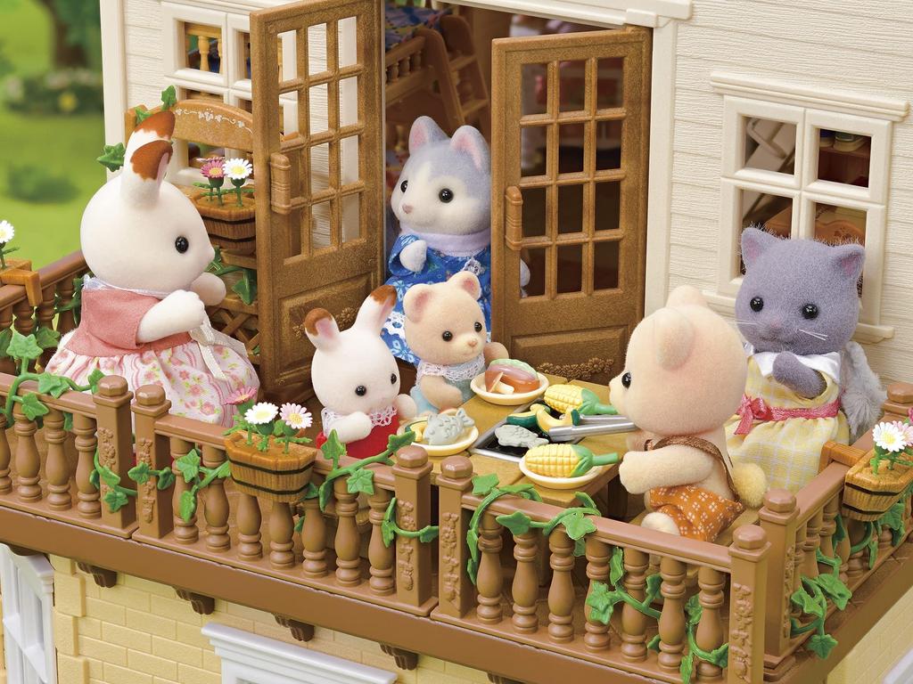 Дом Sylvanian Families Дом с красной крышей Секретная комната в Har51 ST Маркированный Игрушечный кукольный домик для детей от 3 лет и Sylvanian Epoch [Большой - Мансарда]