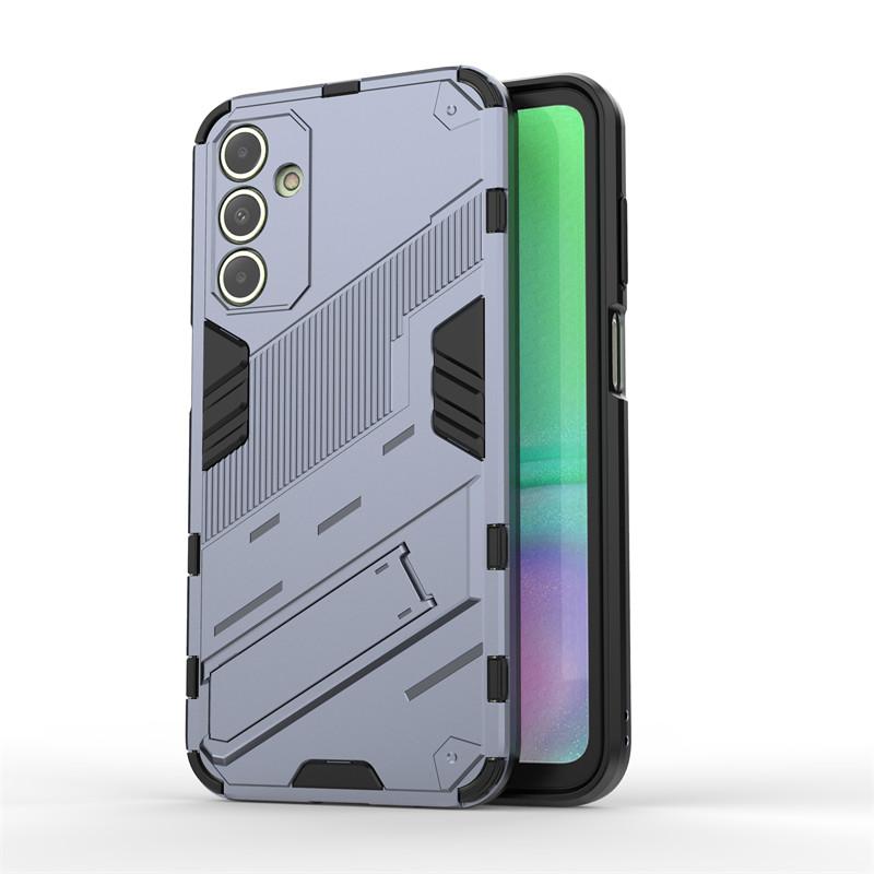 For Samsung Galaxy A15 Case Punk Armor PC Stand Holder Cases Shockproof TPU Phone Back Cover Samsung Galaxy A05 A05S A15 A25 5G