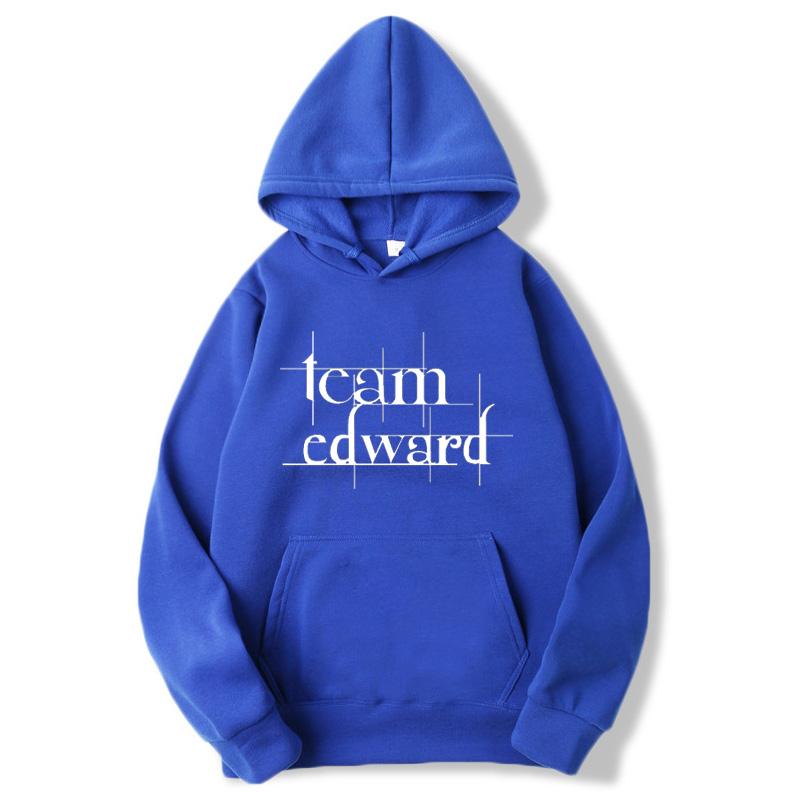 Толстовки с капюшоном «Команда «Сумерки» Эдварда», модная уличная одежда унисекс, пуловер унисекс «Сумерки сага», осень-зима, флисовые толстовки с капюшоном