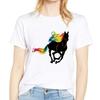 Summer Casual Women T-Shirt Cartoon Horse Summer O-Neck Ladies Tshirt Clothes Harajuku Fashion Short Sleeves Lady Tee Shirt