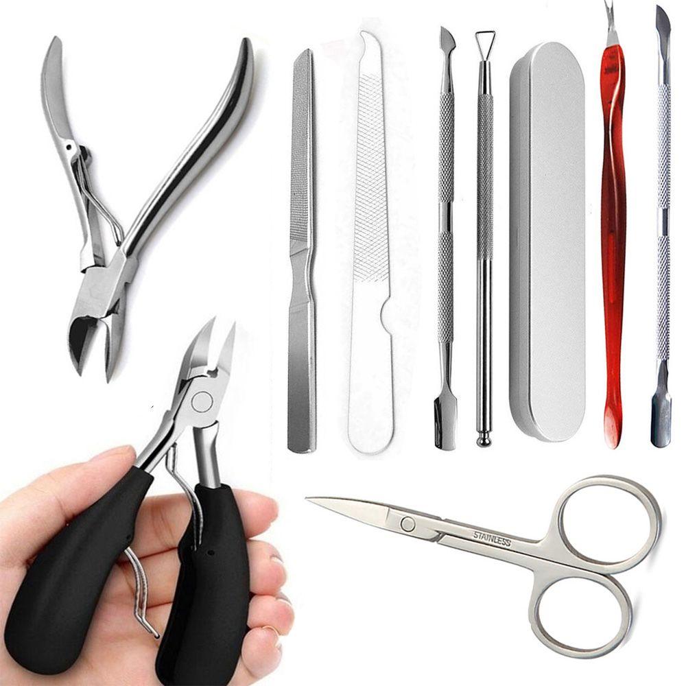 Pedicure Manicure Nipper Clipper Cuticle Cutter Scissors Nail Art Tool Set Dead Skin Remover Set