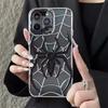 Модный полый чехол-паук для iPhone 16 Pro Max, дышащий чехол для отвода тепла для iPhone 15 Pro 14 13 12 11, мягкая кассета