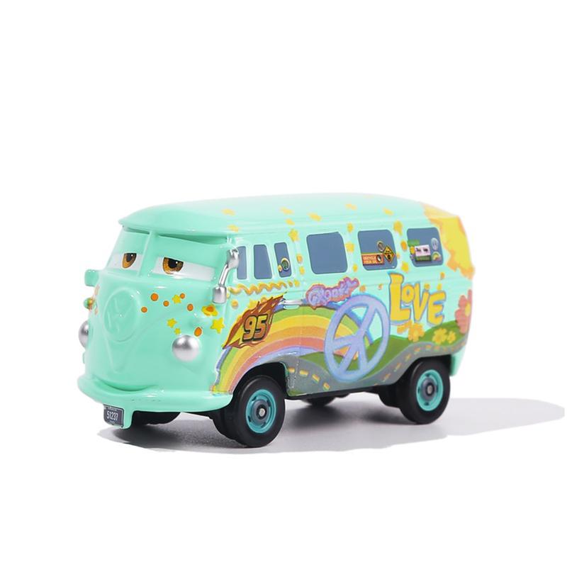 Нетоксичные Настоящие Игрушки Pixar Тачки Молния Маккуин Джексон Шторм Король Мэтр 1:55 Модель автомобиля из литого металлического сплава. Подарок для ребенка.