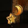 Handheld Bamboo Woven Lantern Chinese Style Glowing Rabbit Lantern  Mid-Autumn Festival