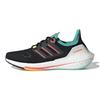 Детские кроссовки UltraBoost 22 J Black Turbo Mint Core-Black Mint-Rush GY4516