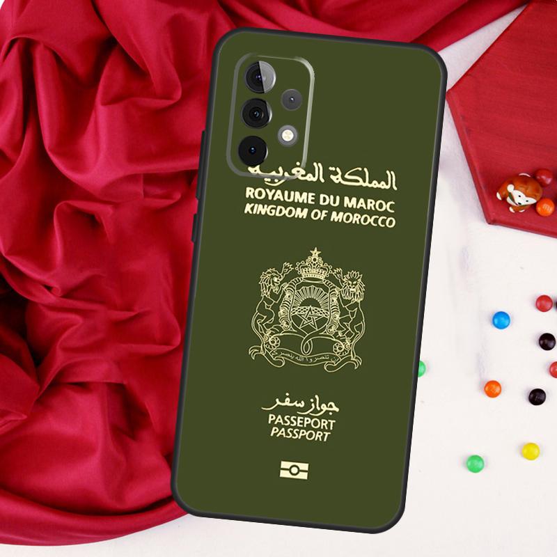 Morocco Flag Coat Of Arms For Samsung Galaxy A52 A32 A22 A54 A14 A16 A26 A36 A56 A55 A35 A05 A06 A15 A53 A33 A13 Case