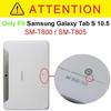 Ударопрочный кожаный чехол-подставка для планшета Samsung Galaxy Tab S 10,5 SM-T800 SM-T805 SM-T801 Защитный чехол Funda