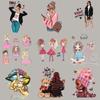 Magic Girl Patches Vinyl Tops Diy Appliqued Fashion Heat Transfer Thermal Stickers Cute Patch Print On Dresses Jeans
