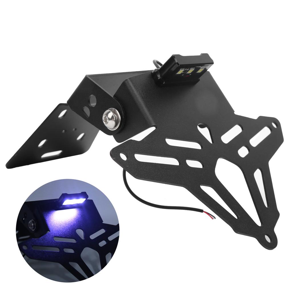 Motorcycle License Plate Holder Fender Eliminating with Light Fit for HONDA CBR150R 2019‑2020