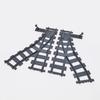 Train Track Accessories Left And Right Oblique Cross Track Small Particle Building Block Train Track Train Assembly Scene