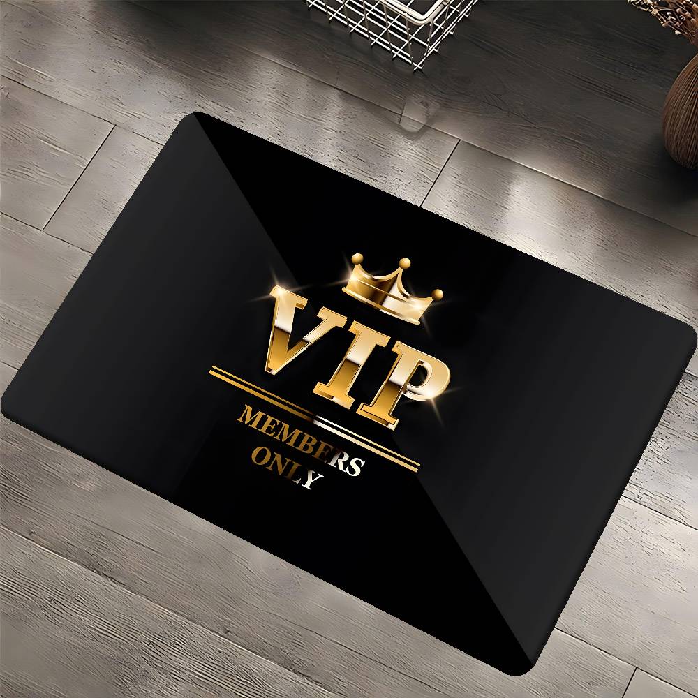 V-VIP Member Only Room Mats Cheaper Anti-slip Modern Living Room Balcony Printed Welcome Rug