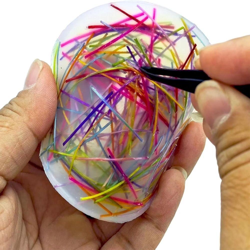 Round Skin Picking Fidget With Tweezers Sensory Picking Pad Funny Silicone Picking Pad Adults