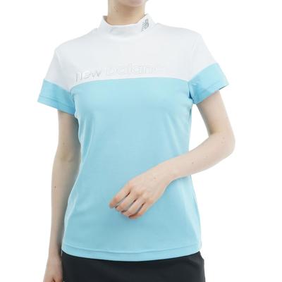 Футболка с коротким рукавом и воротником-стойкой для гольфа Thermal UV x Blue 1 женская (KoKaGeMAX Охлаждение, Защита, Растяжка) / 012-4166507 110_Белый [М]