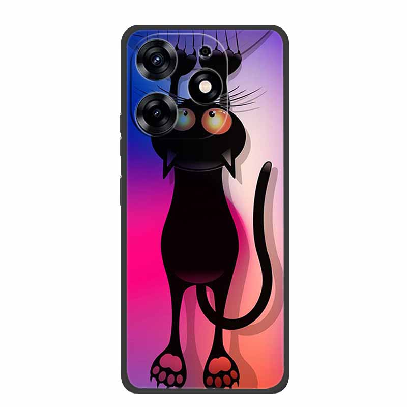 Чехол для Infinix Smart 8 Plus Роскошный Мягкий Силиконовый ТПУ Чехлы для Телефона Обложка Для Infinix Smart8 Plus Защитный Цветочный Расписной Coque