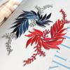 Cheongsam Clothes Hanfu Decoration Handmade Diy Embroidered Leaves Accessories Adhesive Cloth Patch