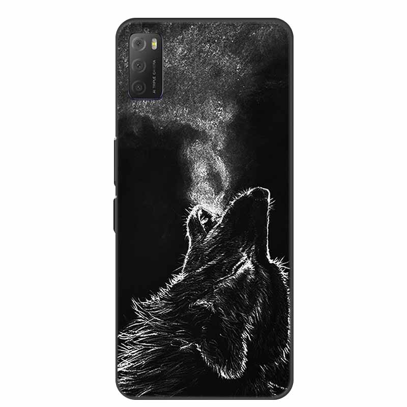 For TCL 20E Cases 20Y 20S 20B 20L Fashion Soft TPU Silicone Cartoon Phone Cases For TCL 20Y Cover Bumpers Fundas 20 E TCL 6125F