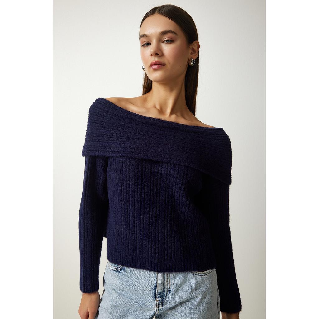 Женский красный трикотаж с воротником Мадонна Pf00049