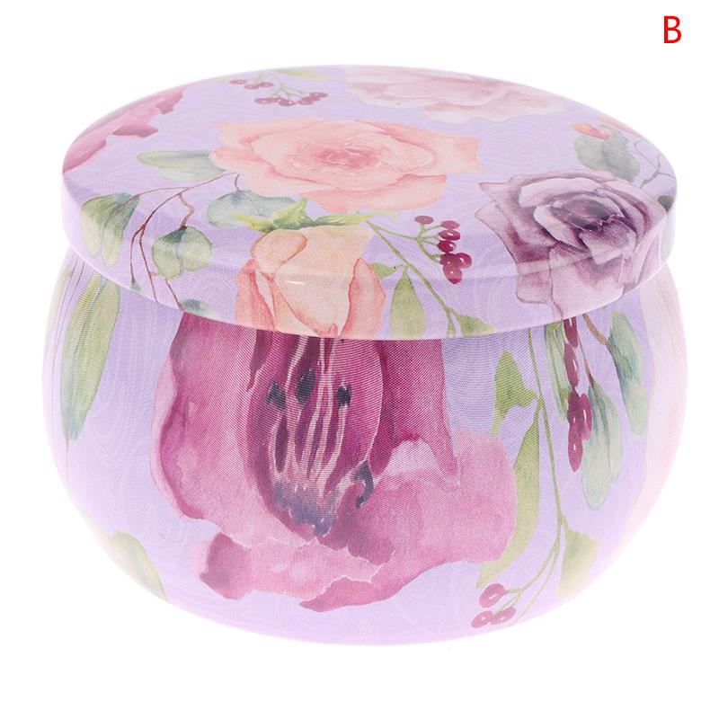 4 унции герметичная банка металлические банки для свечей коробка для конфет розовый чайник органайзер для хранения ювелирных изделий жесть рождественский упаковочный ящик