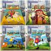 Pippi Longstocking Bedding Set 3 Pieces Duvet Cover and Pillowcases, Kids Bedroom Decor Soft Bed Linen, No Comforter