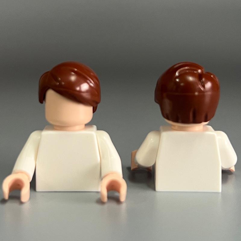 Совместимые с Lego Мальчиковые Мелкодетальные Волосы Строительные Блоки Детали MOC DIY Сборка Игрушечные Аксессуары