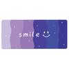 Large Mouse Pad for And Desk Mat, Precision Edge-Locked Non-Slip Keyboard Pad for Desktop Computer Table, 800*300MM Purple Gradient Smiley Face