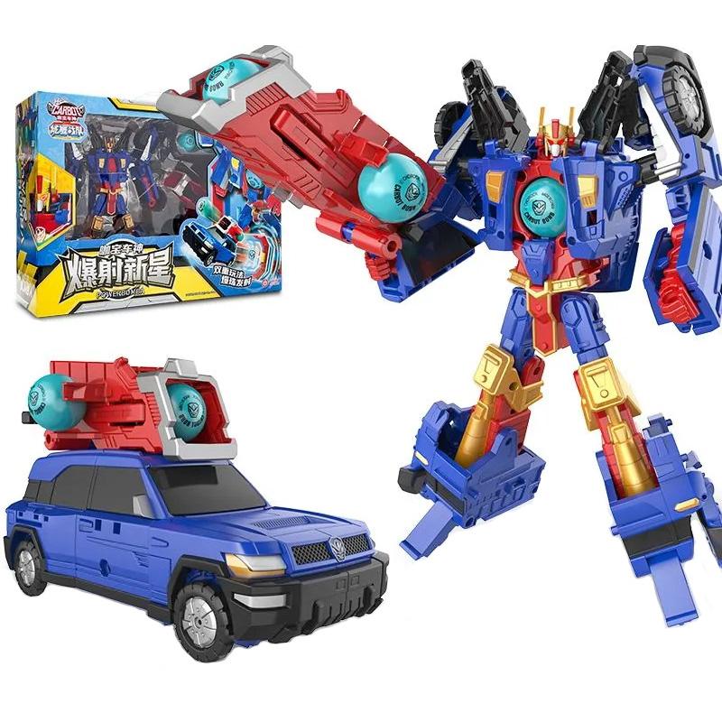 New Carbot Drill Burst Transformation Robot Toys Action Figures Transforming Car Storm Diver Toy for Children Gift