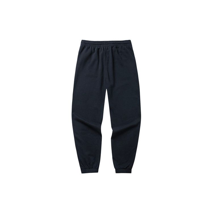 Anta Спортивные брюки Lifestyle Series с принтом букв, эластичным поясом и манжетами, женские брюки, черные 162218304-2