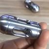 Pocket Clicker Creative Fidget Balance Ball Metal Capsules Flat Roller Portable Anti-Anxiety Sensory