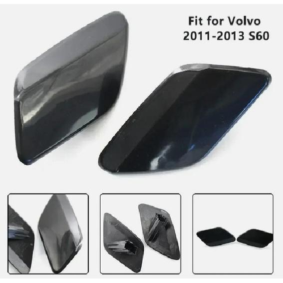 Front Left Right Side Bumper Headlight Washer Nozzle Cover Cap Fit for Volvo S60