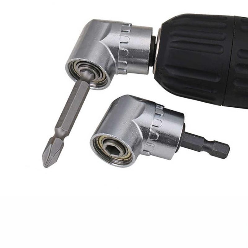 Шестигранная насадка Адаптер-держатель для бит под углом 105 градусов для отвертки Регулируемые биты Угловая отвертка Набор головок для шуруповерта