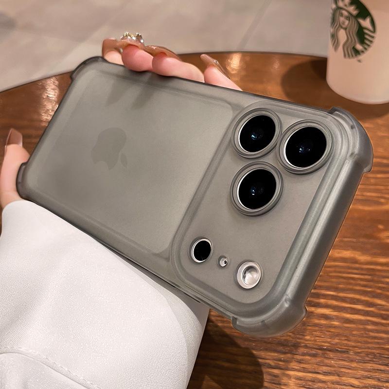 Квадратный противоударный матовый чехол для iPhone 17 Pro Max с защитой от падения - Полное покрытие, Точная посадка для iPhone 16 и 15.